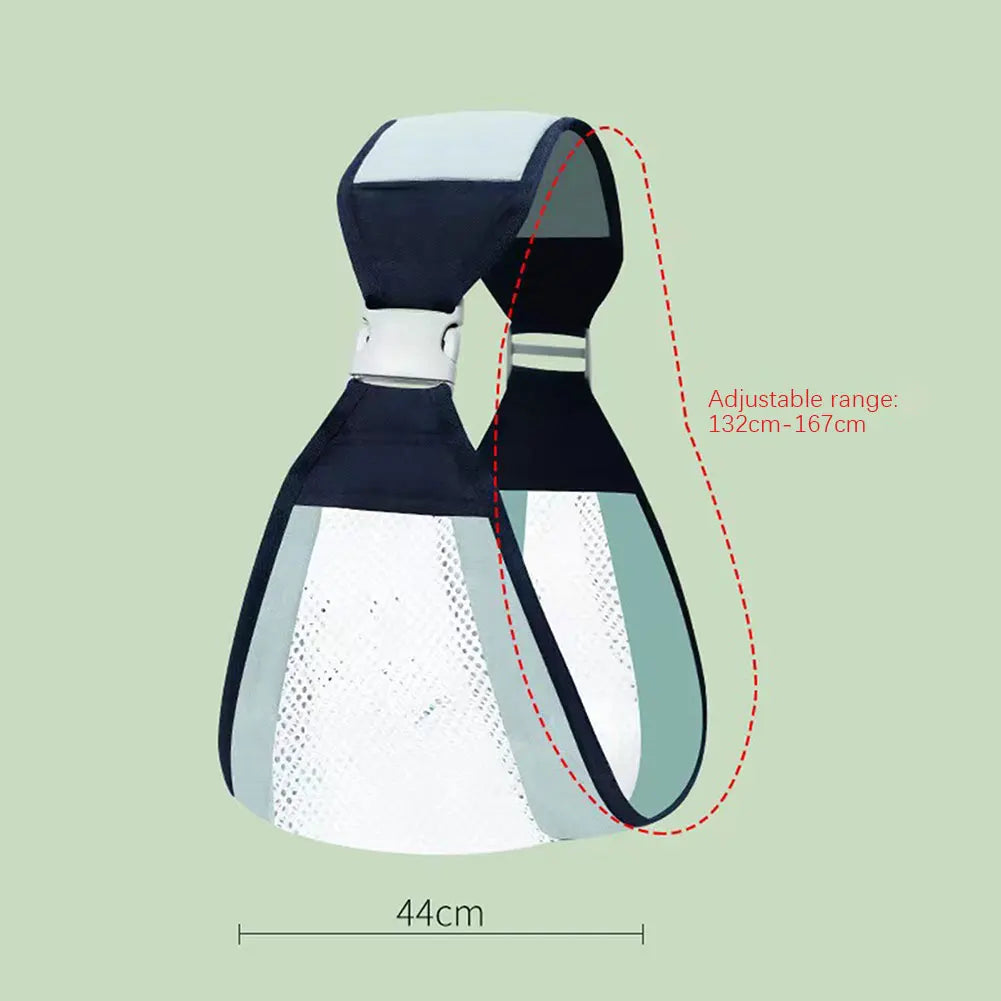 Baby Wrapping Carrier Newborn to Toddler Baby Sling Infant Nursing Cover Adjustable One Shoulder Strap Breastfeeding Carriers